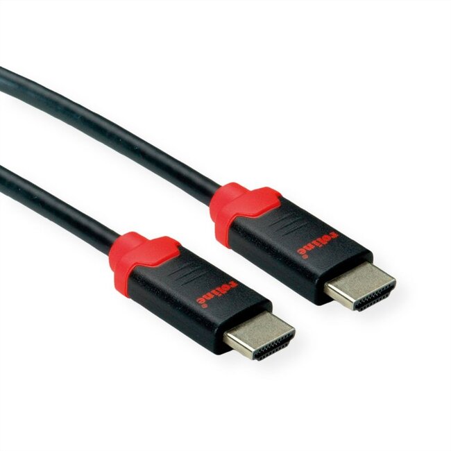 Roline HDMI kabel - versie 2.1 (8K 60Hz + HDR) / zwart - 1 meter