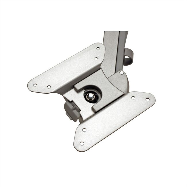 Roline premium bureaubeugel voor 2 monitoren tot 27 inch / interactief / zilver