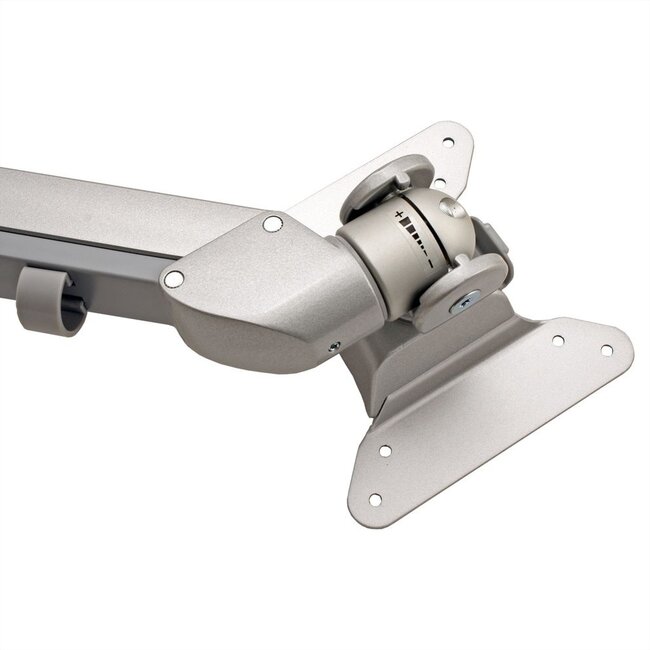 Roline premium bureaubeugel voor 2 monitoren tot 27 inch / interactief / zilver