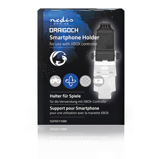 Nedis Gaming DRAIGOCH Smartphone houder voor XBOX One controller / transparant
