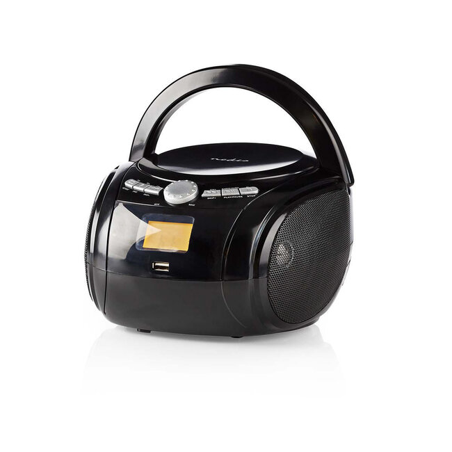 Nedis Boombox Bluetooth CD-speler 9W / zwart