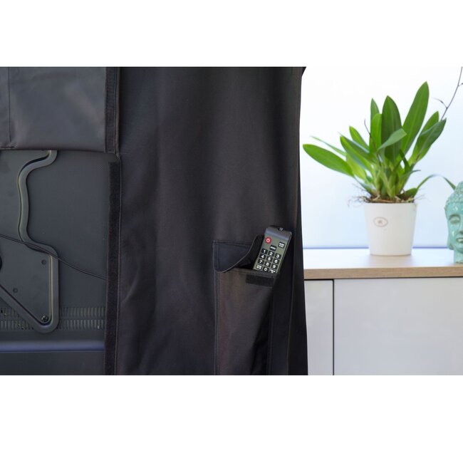 Python beschermhoes met transparante doorkijk voor schermen van 22 tot 24 inch