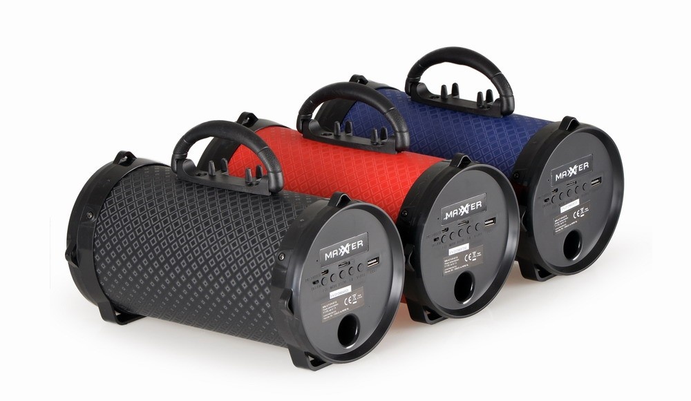 Maxxter Gembird ACT-SPKBT-B. Diameter driver: 10 cm. Gemiddeld vermogen: 5 W, RMS-vermogen luidsprekers: 5 W, Frequentiebereik: 150 - 18000 Hz. Connectiviteitstechnologie: Bedraad