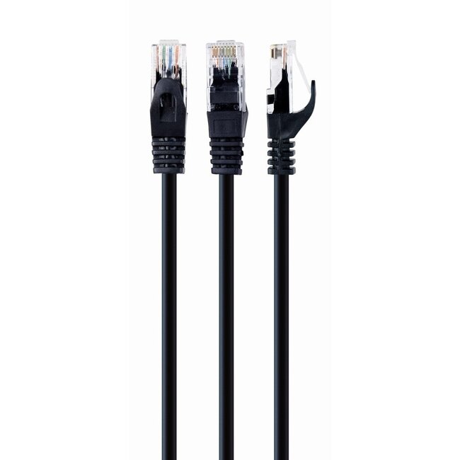 UTP Cat6 patchkabel 0.5 meter zwart