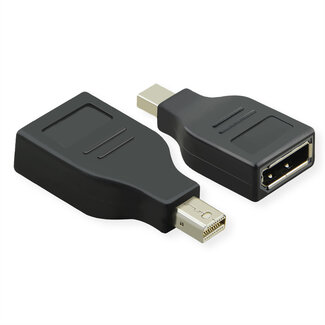 VALUE DisplayPort adapter, Mini DP Male - DP Female