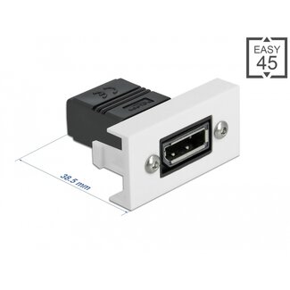 DeLOCK Delock Easy 45 DisplayPort Module straight 22.5 x 45 mm