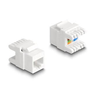 DeLOCK Delock Keystone Module RJ45 jack to LSA Cat.6A toolfree mini