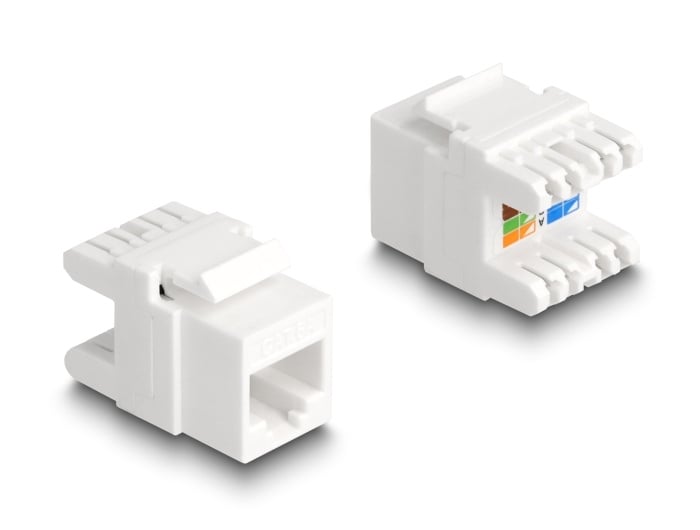 Delock Keystone Module RJ45 jack to LSA Cat.6A toolfree mini |
