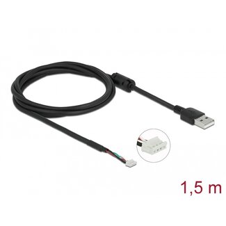 Delock USB 2.0 Connection Cable for 4 pin Camera modules V6 1.5 m