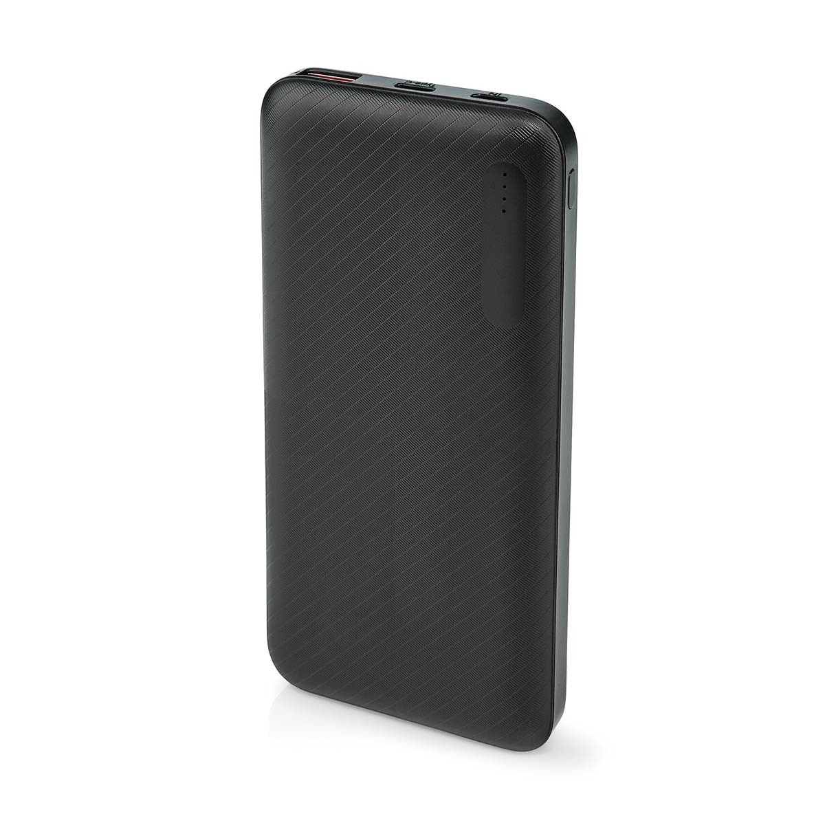 Nedis Powerbank - 10000 mAh - 1.5 / 2.0 / 3.0 A - Outputs: 2 - Output: 1x USB-A / 1x USB-C™ - Inputs: 1x Micro USB / 1x USB-C™ - PD2.0 18W - Lithium-Polymeer