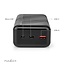 Nedis Powerbank Fast Charge met 1x USB-A en 1x USB-C (max. 3A) - 30.000 mAh / zwart