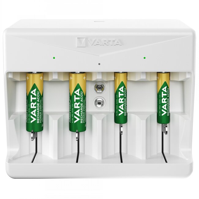 Varta Easy Universal Charger batterijenlader voor AA/AAA/C/D/E / wit
