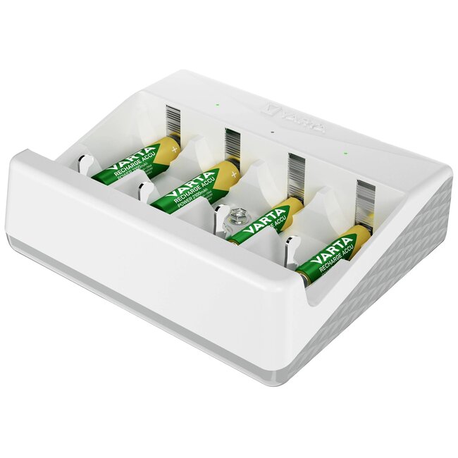 Varta Easy Universal Charger batterijenlader voor AA/AAA/C/D/E / wit