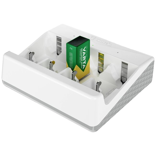Varta Easy Universal Charger batterijenlader voor AA/AAA/C/D/E / wit