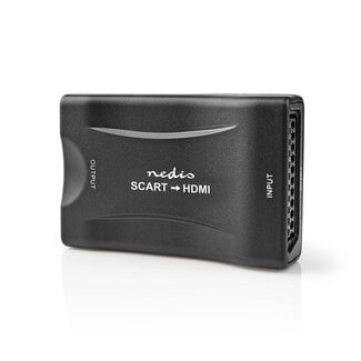 Nedis Nedis Scart naar HDMI converter - voeding via USB / zwart
