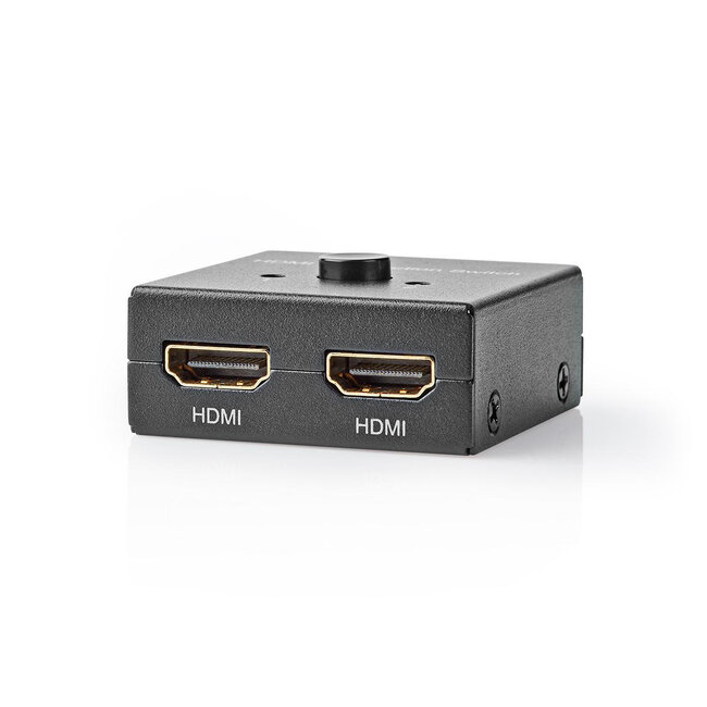 Nedis bi-directionele HDMI schakelaar 2 naar 1 / 1 naar 2 - HDMI2.0 (4K 60Hz + HDR) / zwart