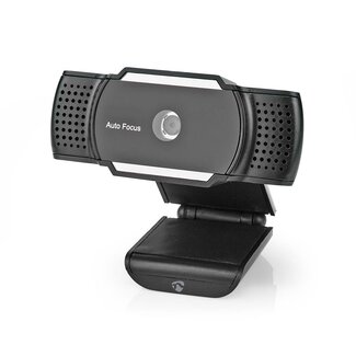 Nedis Nedis USB webcam met microfoon en klem/standaard - 2K Quad HD / zwart - 1,5 meter