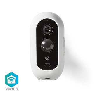 Nedis Nedis SmartLife Wi-Fi oplaadbare IP camera met PIR bewegingssensor voor buiten / Full HD 1080p