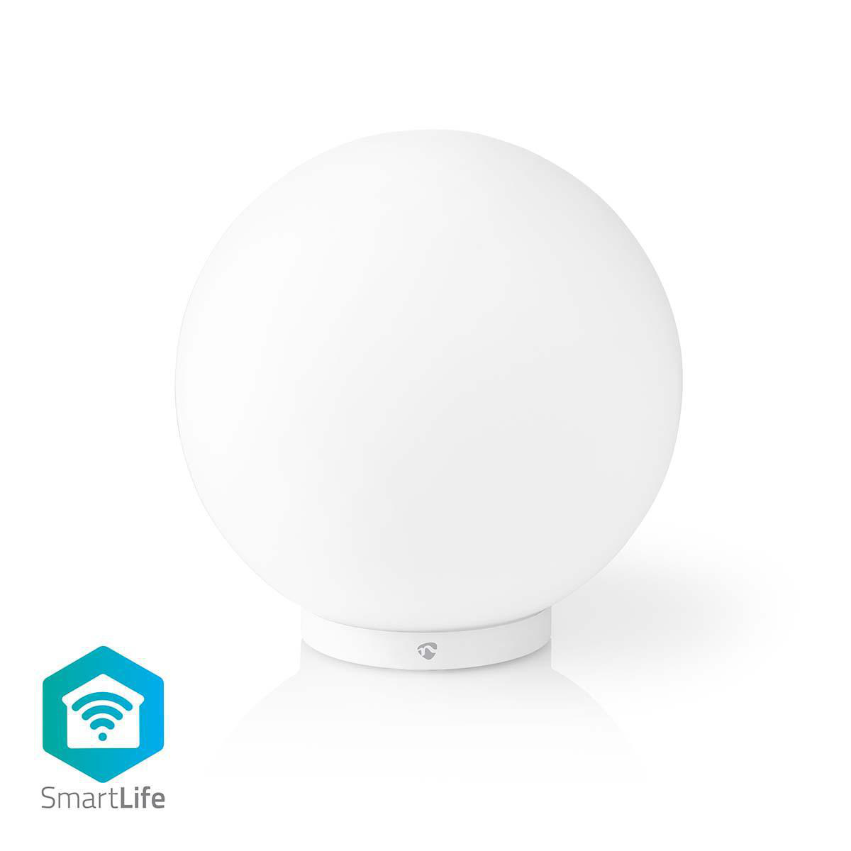 SmartLife Tafellamp | Wi-Fi | Schakelaar | Rond | 360 lm | RGB+Wit | Glas