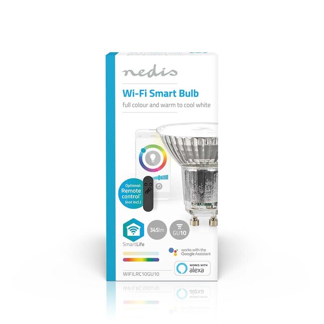 Nedis SmartLife Wi-Fi LED-lamp - GU10 fitting / full-color en warm-wit tot koud-wit