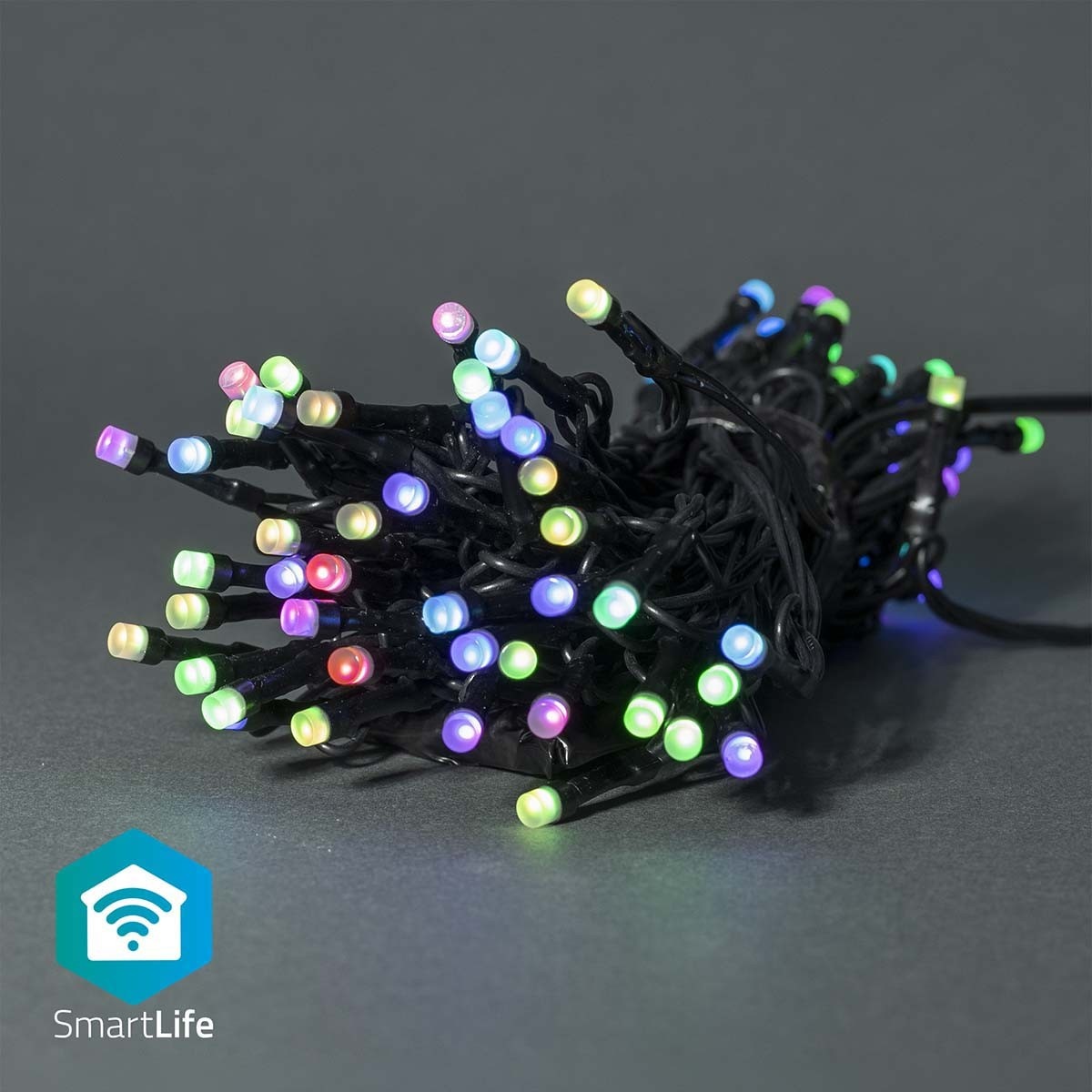 SmartLife Decoratieve LED | Koord | Wi-Fi | RGB | 42 LED's | 5.00 m | Android© / IOS