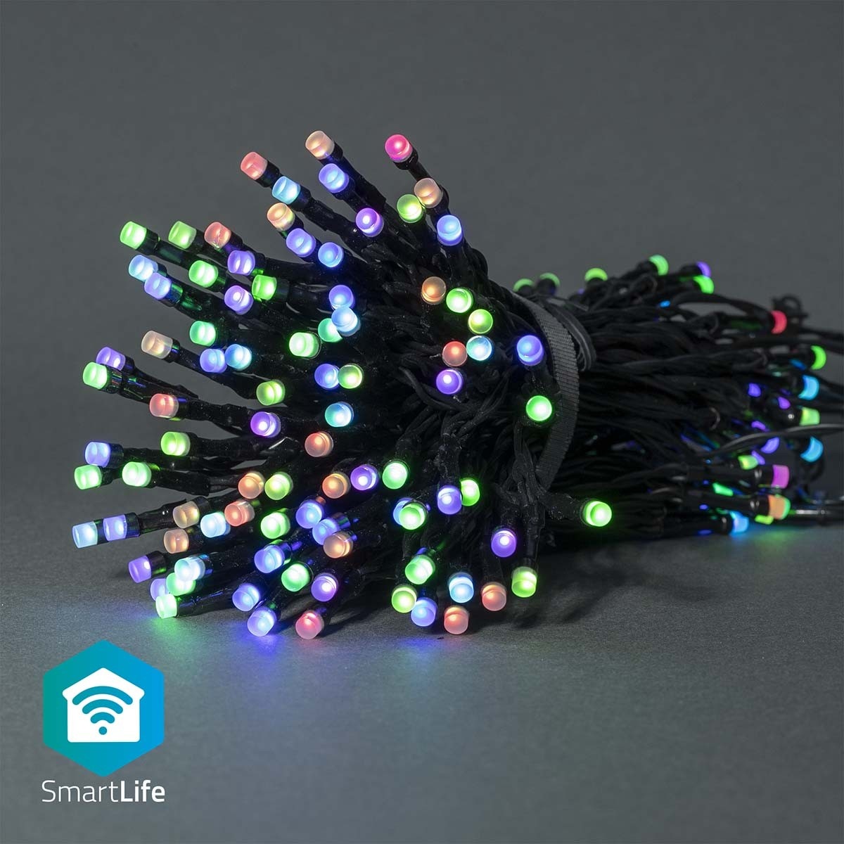 SmartLife Decoratieve LED | Koord | Wi-Fi | RGB | 84 LED's | 10.0 m | Android© / IOS