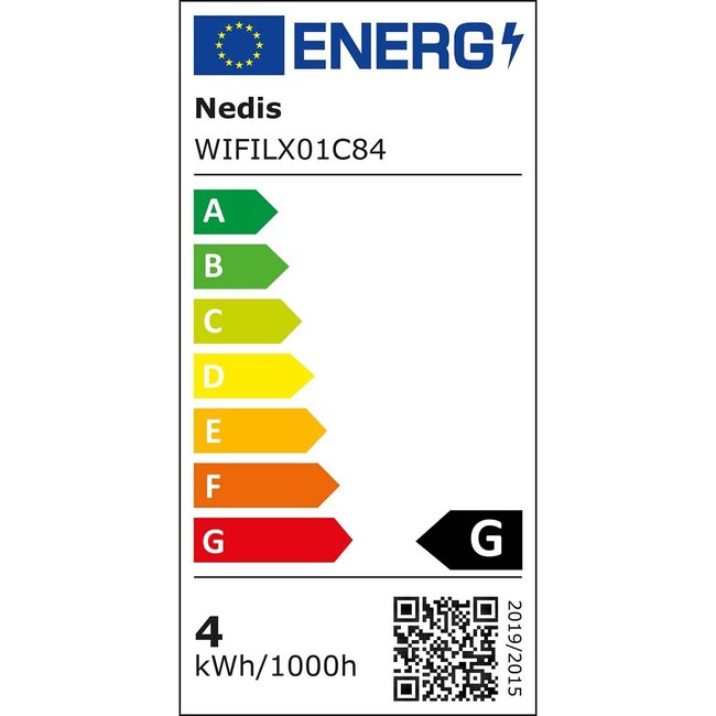 Nedis SmartLife Wi-Fi decoratief LED-lichtsnoer - 10m - 84 LED's / full-color