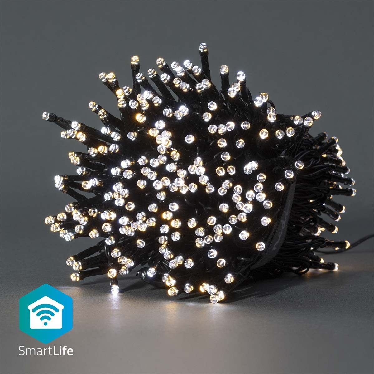 Nedis SmartLife Decoratieve LED iOS/Android 400 LED&apos;s warm/koel wit