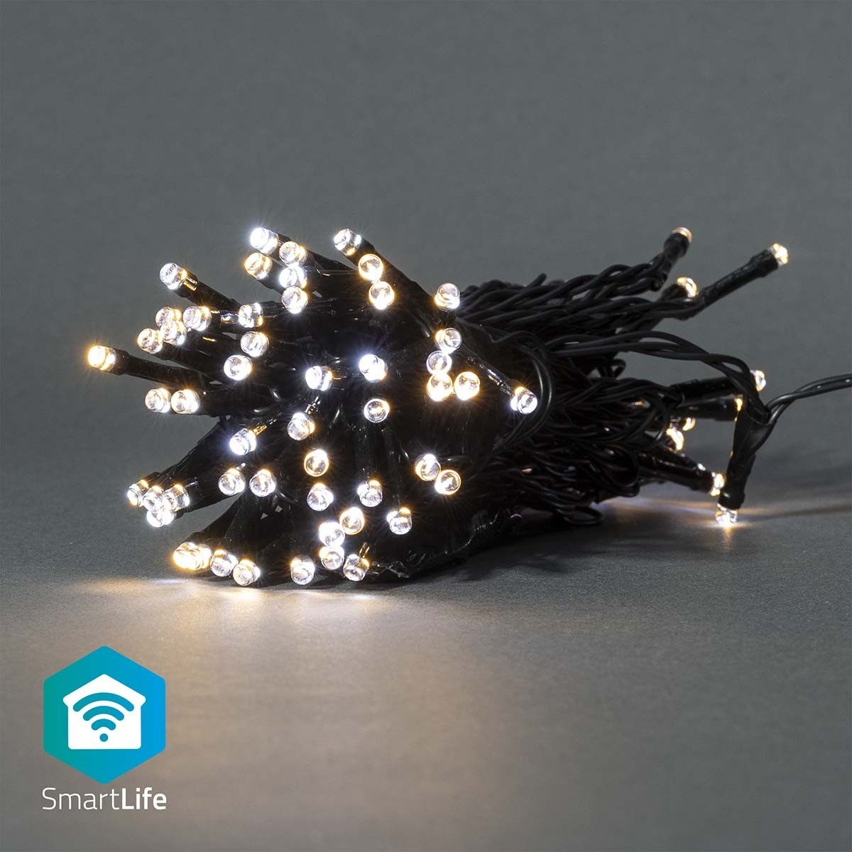 SmartLife Decoratieve LED | Koord | Wi-Fi | Warm tot koel wit | 50 LED's | 5.00 m | Android© / IOS