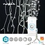 Nedis SmartLife Wi-Fi decoratief LED-ijspegelgordijn - 48x 0,4m/0,6m - 240 LED's / koud-wit