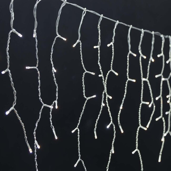 Nedis SmartLife Wi-Fi decoratief LED-ijspegelgordijn - 80x 0,4m/0,6m - 400 LED's / warm-wit tot koud-wit