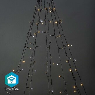 Nedis Nedis Smartlife Wi-Fi decoratieve LED-boomverlichting - 10x 2m - 200 LED's / warm-wit tot koud-wit