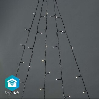 Nedis Nedis Smartlife Wi-Fi decoratieve LED-boomverlichting - 5x 4m - 200 LED's / warm-wit