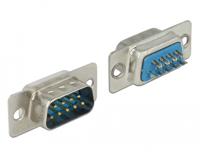 DeLOCK Connector Sub-D 9 pin male stekker