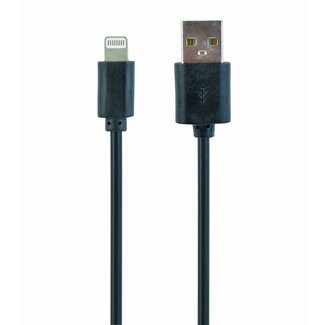 Cablexpert USB naar 8-pins laad- en datakabel zwart, 2 m