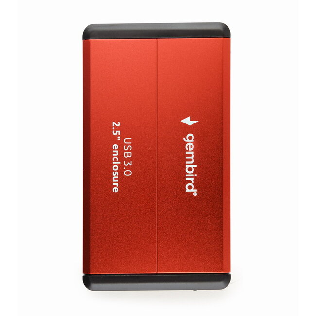 Externe HDD behuizing 2.5' SATA USB3.0 rood
