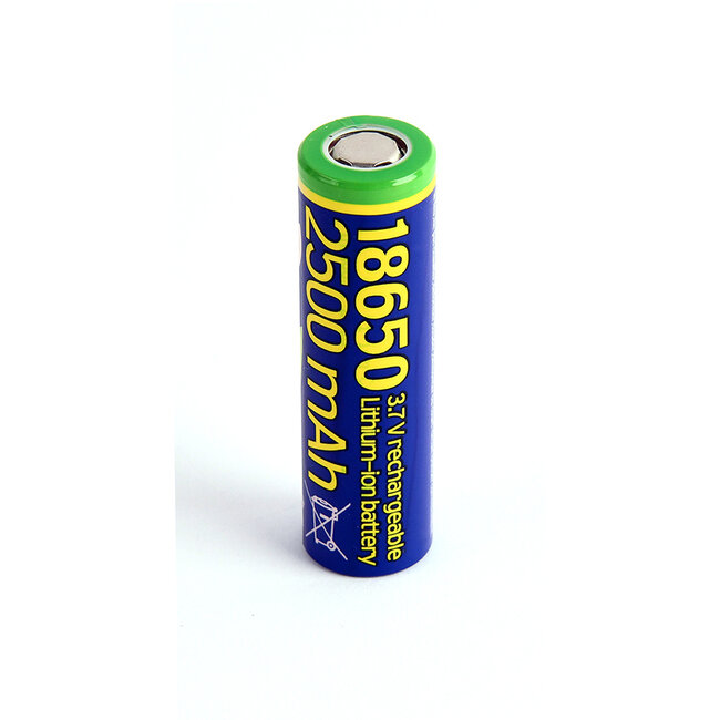 Lithium-ion 18650 batterij (10C), 2500mAh