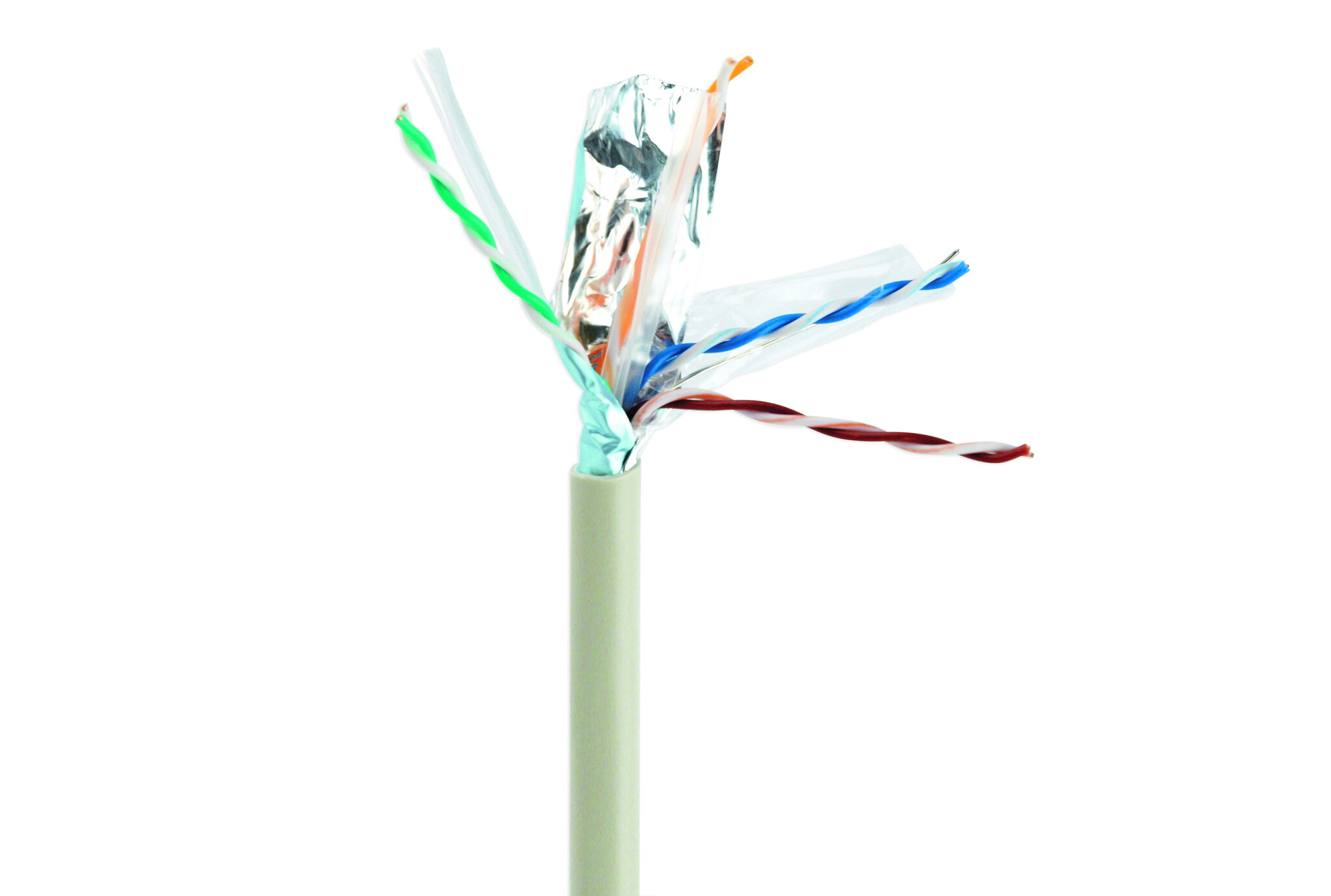 Gembird CAT6 FTP 100m 100m Cat6 F/UTP (FTP) Grijs netwerkkabel