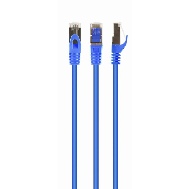 S/FTP Cat6A patchkabel LSZH, 2 m, blauw