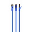 S/FTP Cat6A patchkabel LSZH, 2 m, blauw