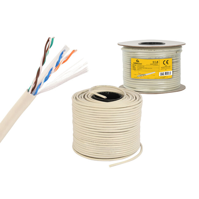 CAT6 UTP kabel (CCA) soepel 100 meter