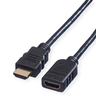 Value VALUE HDMI High Speed Cable met Ethernet M-F, 3 m