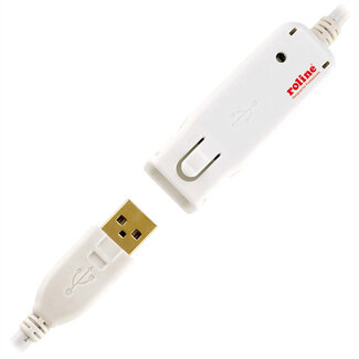 Roline ROLINE USB 2.0 actieve repeater kabel (alleen voor 12.04.1085), 12 m