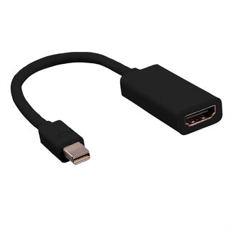 Value VALUE Mini DisplayPort - HDMI Adapter, Mini DP Male - HDMI Female