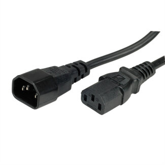 Bachmann BACHMANN kabel voor koud apparaat C13-C14, zwart, 2 m