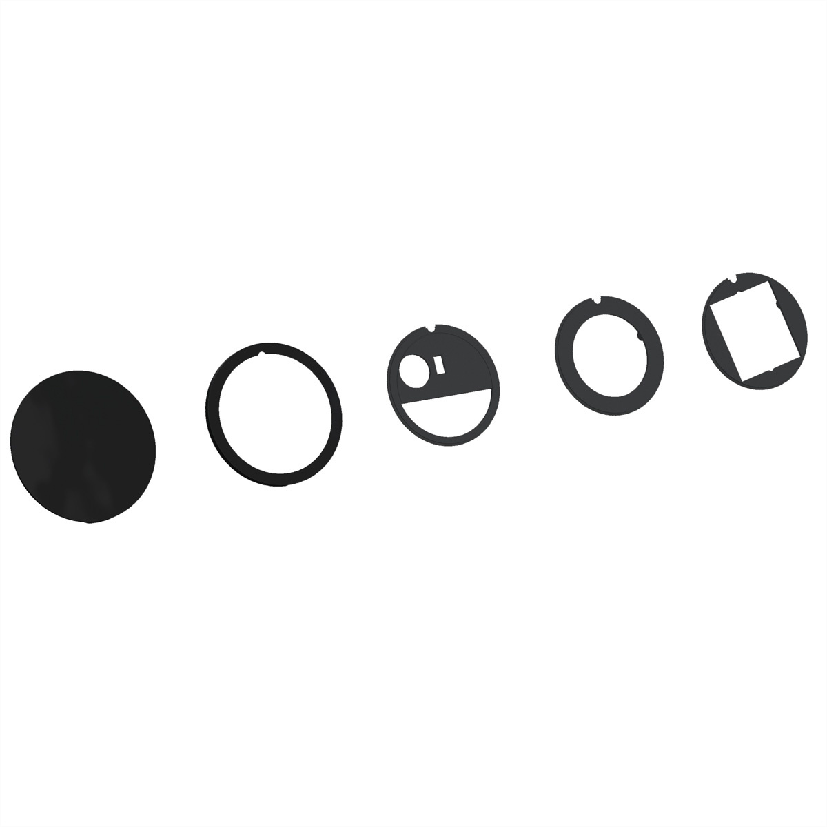 926.101 - Cover for surface mounted box round 926.101