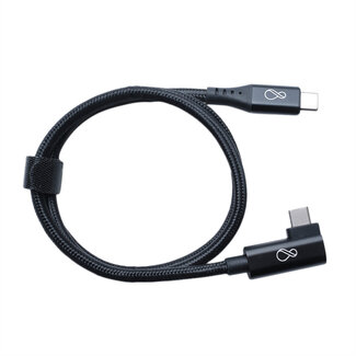 Bachmann BACHMANN Ochno USB-C kabel schuin 0,7m zwart