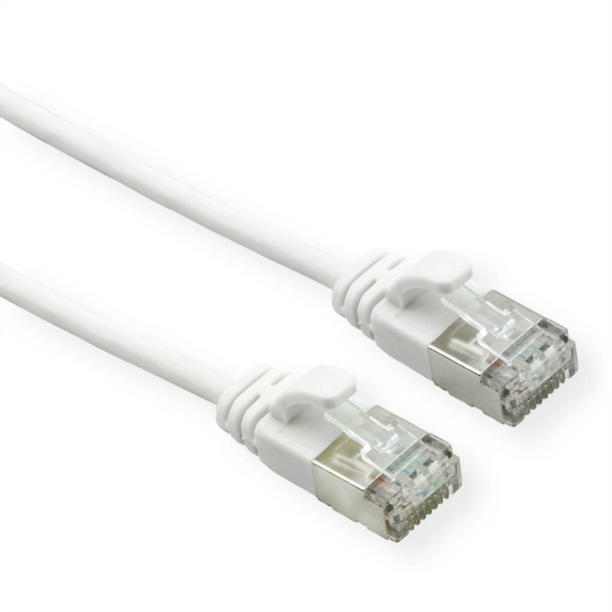 Roline ROLINE 21.15.1702. Snoerlengte: 2 m, Kabel standaard: Cat6a, Kabelafscherming: U/FTP (STP), Aansluiting 1: RJ-45, Aansluiting 2: RJ-45