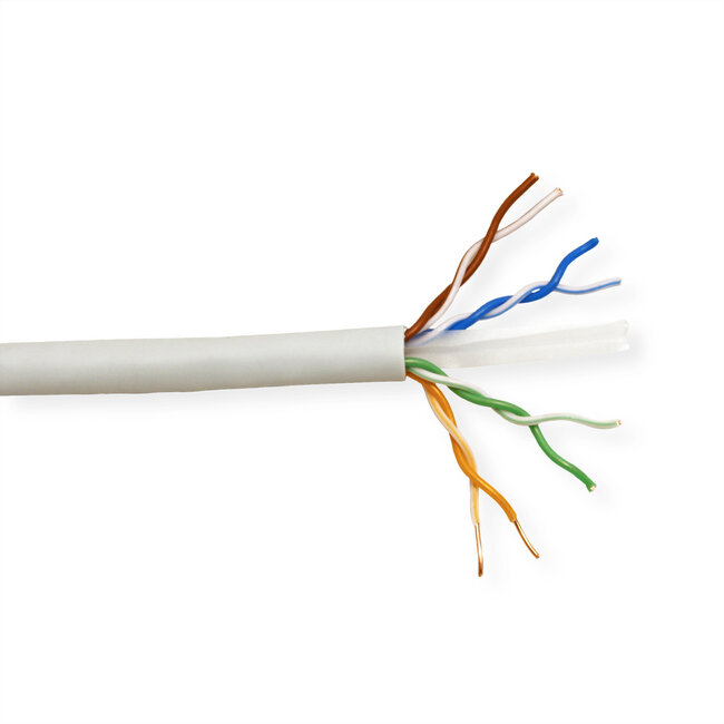 ROLINE UTP kabel Cat.6 (Class E), massief, LSOH, AWG23, 300m