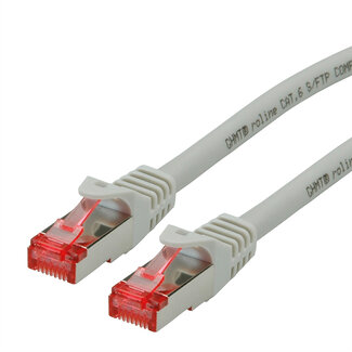 Roline ROLINE patchkabel Cat.6 S/FTP (PiMF), componentniveau, LSOH, grijs, 10 m
